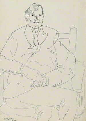 Study of a Man in a Chair
