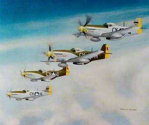 P51 Mustangs, 343 Fighter Squadron