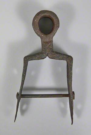 Metal Junk Sculpture: 'Hinge'