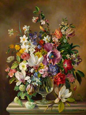 A Vase of Spring Flowers