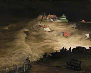 1953 Floods from Gun Hill, Southwold, Suffolk