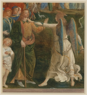 Study from 'Moses Stopped by the Angel' after Perugino