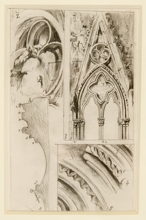Traceries and Mouldings from Rouen and Salisbury