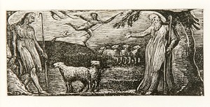 Thenot Remonstrates with Colinet, Lightfoot in the Distance (illustrations to Thornton's 'Pastorals of Virgil')