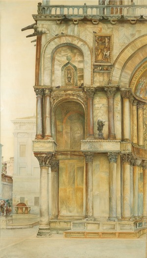 The North-West Corner of San Marco, Venice, Italy