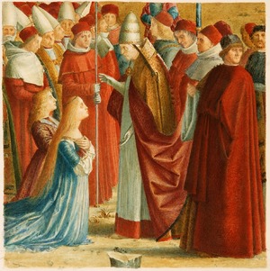 Saint Ursula Receiving the Pope's Benediction