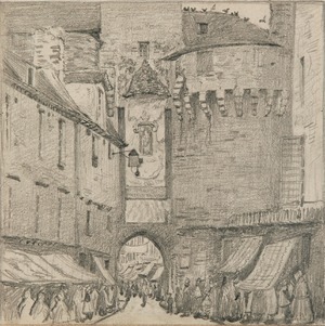 Porte du Port d'Ouest, Dieppe, France