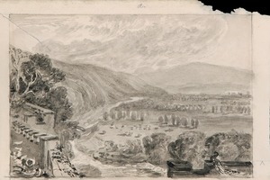 Ingleborough from Hornby Castle Terrace, Richmondshire'