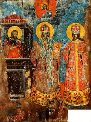 Russian Painted Icon