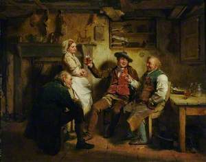 Highland Interior with Figures