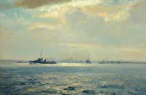 Destroyers on Scapa Flow