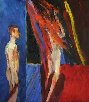 Figures, Red and Blue