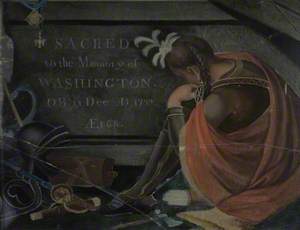 An Indian Mourning Washington