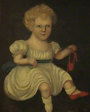 A Child with a Red Shoe