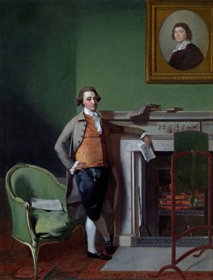 William Brereton (1751–1787), with a Portrait of Henry Woodward