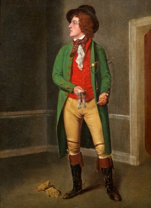 John Fawcett as Jack Nightshade in 'The Choleric Man' by Richard Cumberland, Drury Lane, 1774
