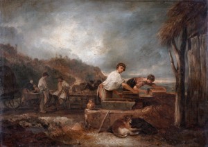 Landscape with Masons at Work