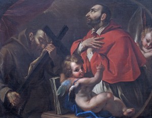 St Charles Borromeo with St Francis of Assisi