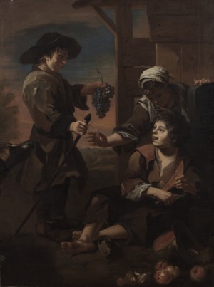 Boys with Grapes