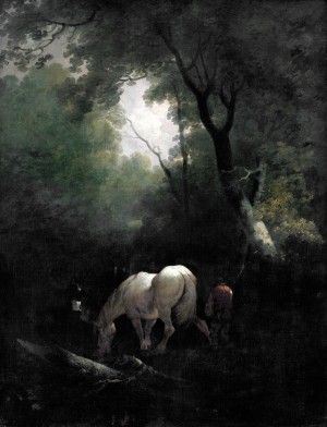 Woodland Landscape with Watering Place