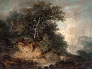 Landscape with a Peasant Driving Cattle