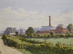 Creech St Michael Papermill from Canal Towpath