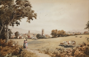 Taunton from Belmont (Cotlake Hill)