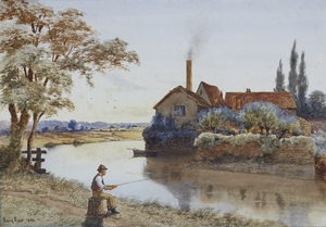 River Tone at Ham Mill, Creech St Michael