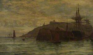 Pendennis Castle and the Outer Breakwater, Falmouth, Cornwall