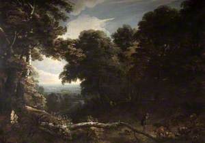 Landscape View through a Wood
