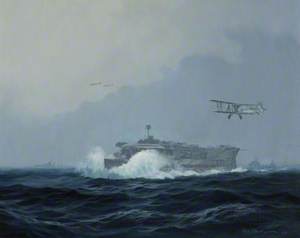 HMS 'Furious' with Swordfish, 1942