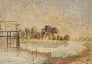 River Thames with Fish Weir