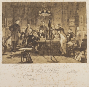Group Portrait of the Sketching Society ('The Critical Moment')