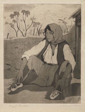 A Dalmatian Peasant Resting