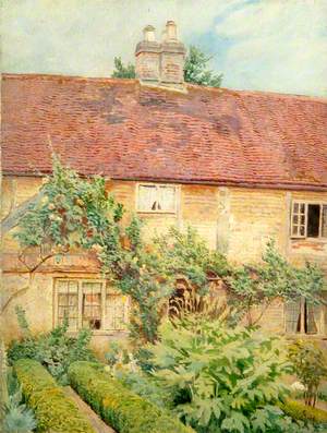 Exterior View of Unidentified Cottage near Bletchingley, Surrey