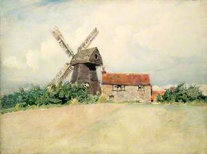 Shiremark Windmill, with Mill Cottage on Bonet's Farm, Capel, Surrey