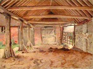 Interior View of a Cart Shed in East Surrey