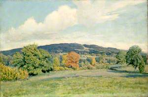 Distant View of Leith Hill, Surrey, with Tower