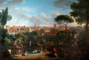 View of Rome from the Barberini Palace