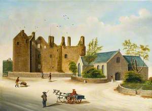 MacLellan's Castle and Parish Church, c.1840