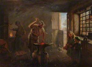 Blacksmith, Midday in the Smiddy
