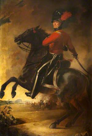 Equestrian Portrait of Sir James Gardiner-Baird, Bt