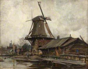 Rotterdam with Windmill