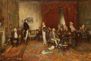 The Meeting of Robert Burns and Sir Walter Scott at Sciennes Hill House