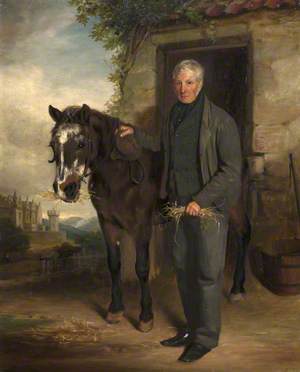 The Groom Peter Mathieson (1768–1852), with the Pony 'Donald' (d.1850)