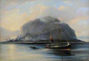 Ailsa Craig with Clan Campbell Ashore