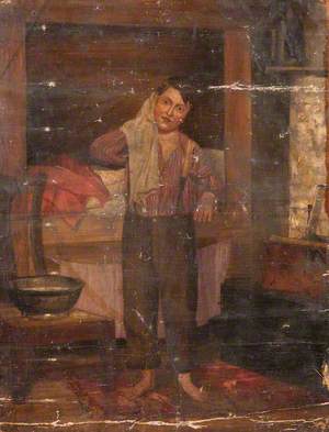 Portrait of a Boy Washing
