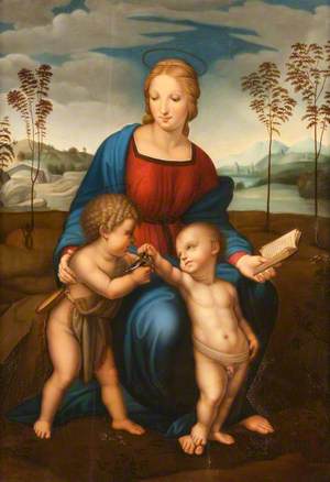 Madonna of the Goldfinch with Christ Child and Saint John the Baptist