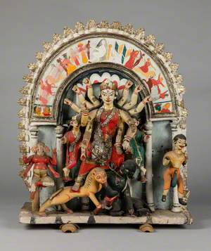 The Goddess Durga Slaying the Demon Mahishasura