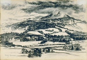 Sketch of Ben Ledi from Arnprior